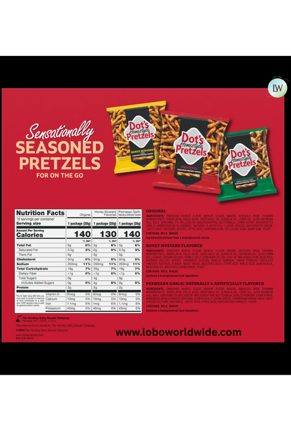 Dot's Pretzels Snack Variety Pack, 113.5 oz 8 ct.