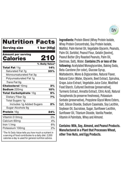 FITCRUNCH High Protein Baked Bars, 1.62 oz. (Pack of 18)