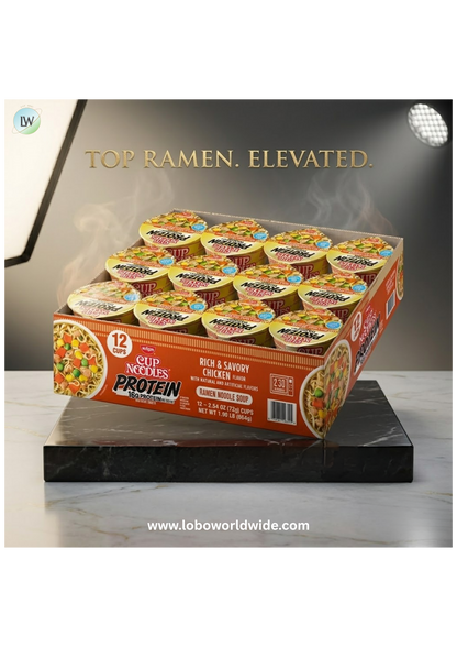 Cup Noodles Protein, 2.54 oz., 12 pk.