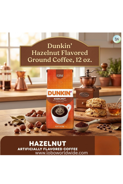 Dunkin’ Medium Roast Whole Bean Coffee, 12 oz.