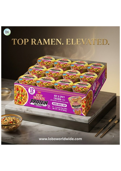 Cup Noodles Protein, 2.54 oz., 12 pk.