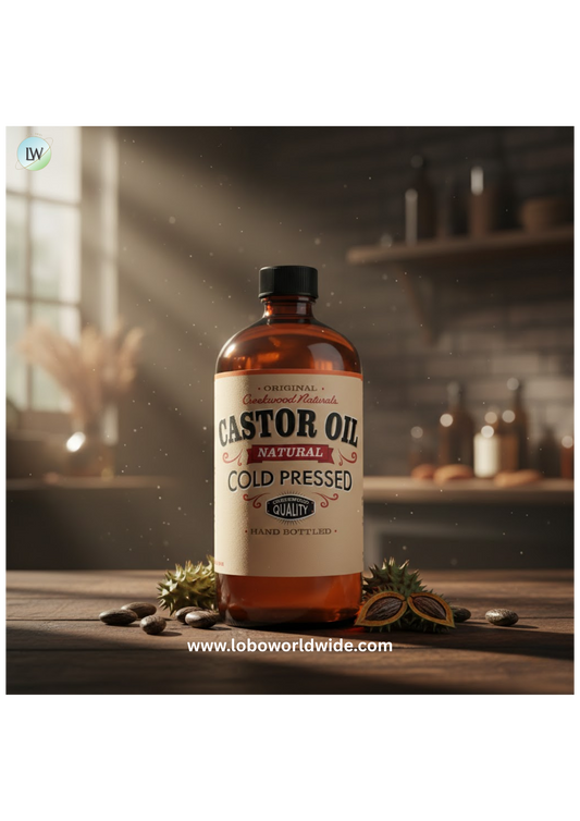 Castor Oil 100% Natural Pure Cold Pressed Hexane Free