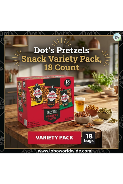 Dot's Pretzels Snack Variety Pack, 113.5 oz 8 ct.