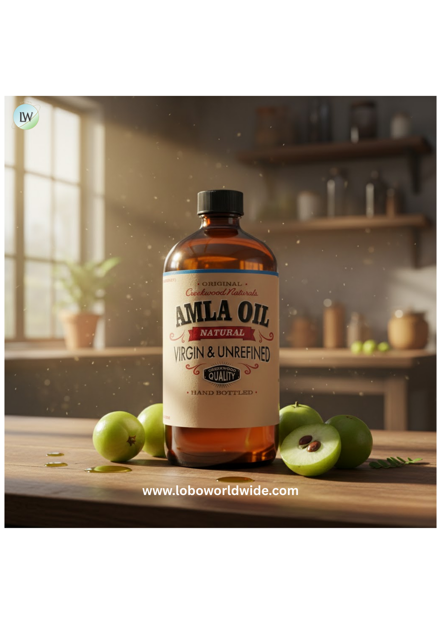 Amla Oil - Virgin Gooseberry Oil, Cold-Pressed