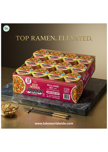 Cup Noodles Protein, 2.54 oz., 12 pk.