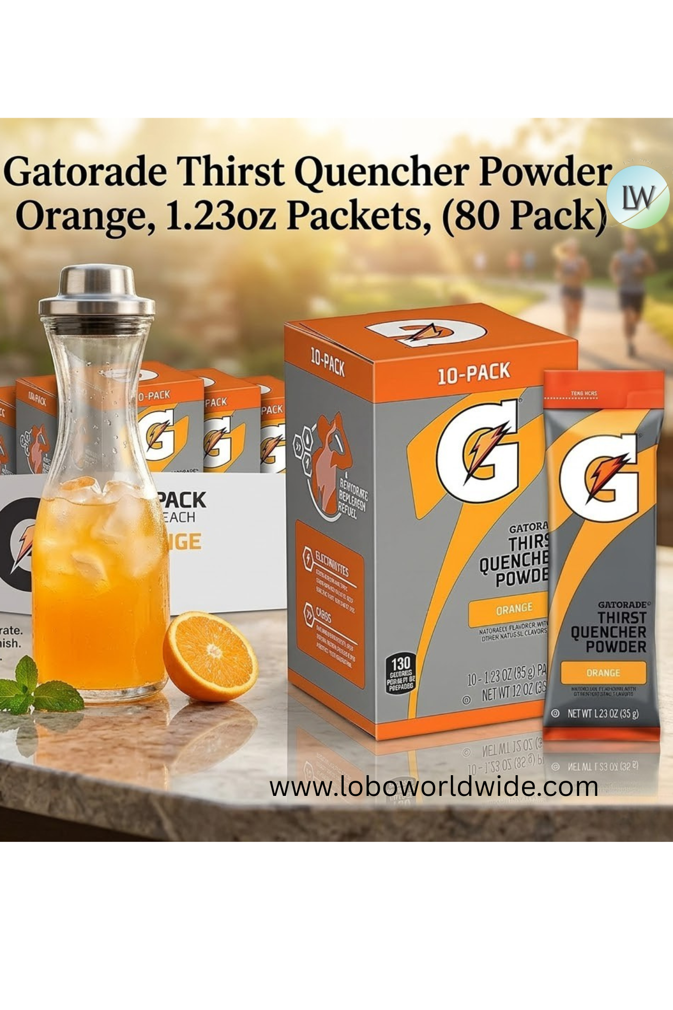 Gatorade Thirst Quencher Powder, 12 oz (Pack of 8)(Various Flavours)