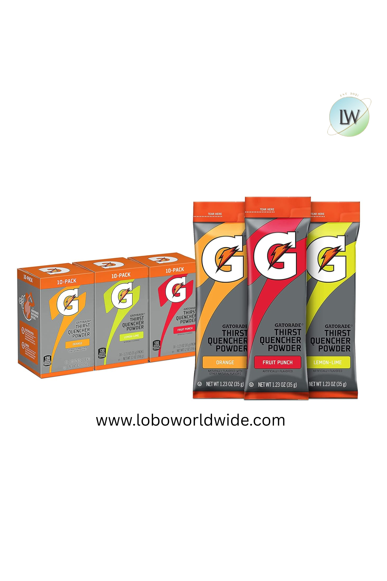 Gatorade Thirst Quencher Powder, 12 oz (Pack of 8)(Various Flavours)