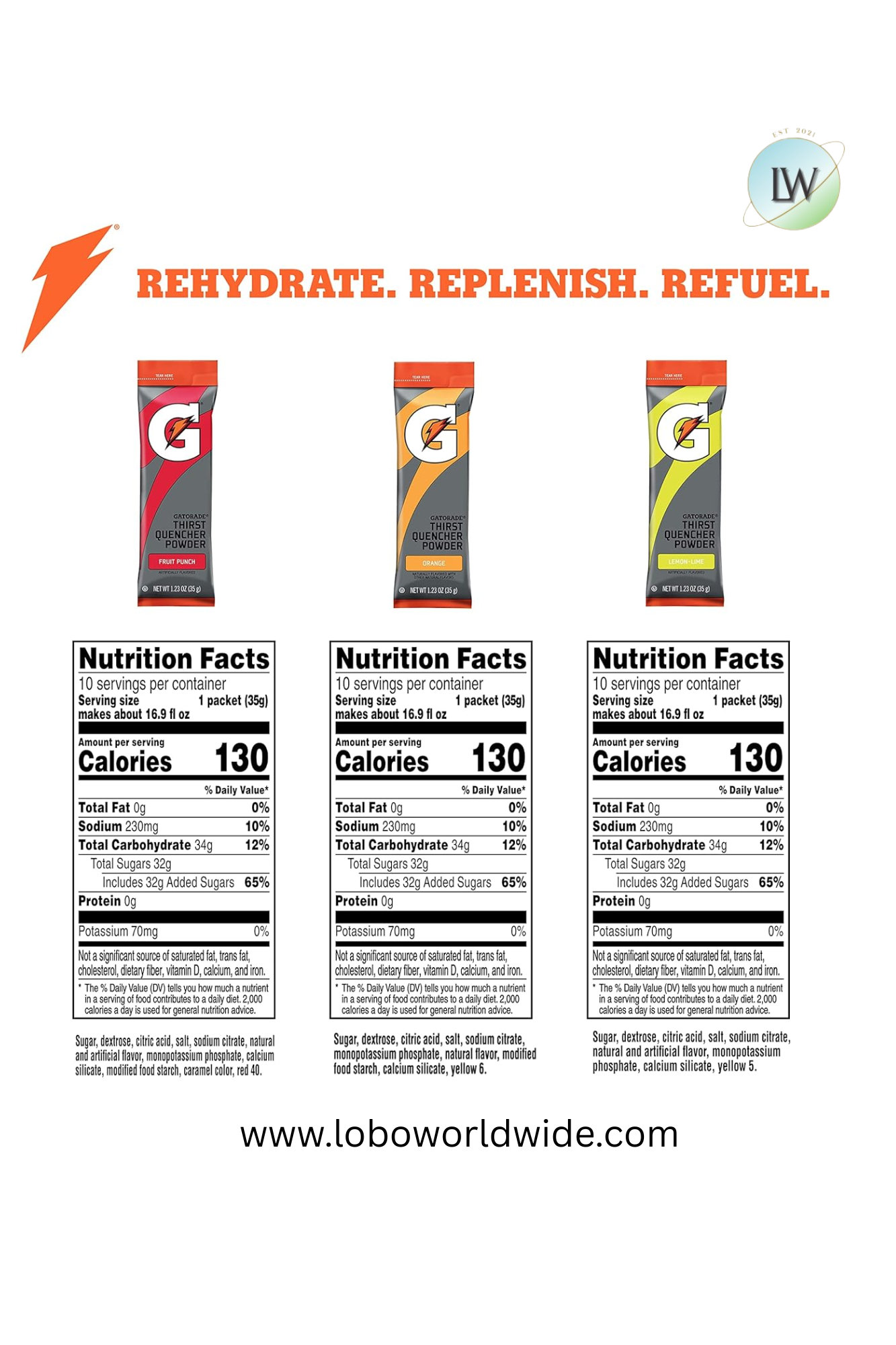 Gatorade Thirst Quencher Powder, 12 oz (Pack of 8)(Various Flavours)