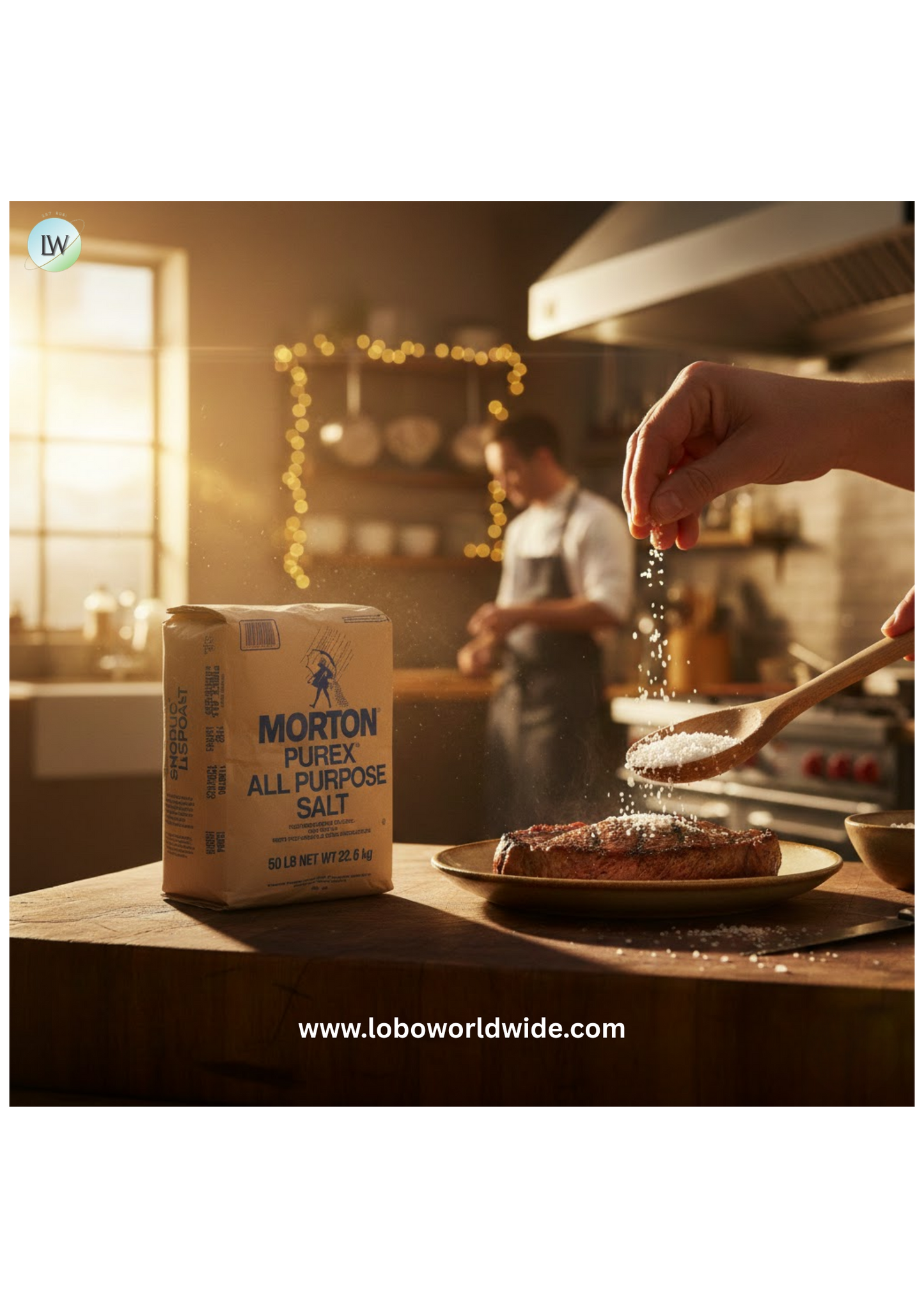 Morton 50 lb. Bulk Non-Iodized Table Salt