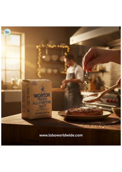 Morton 50 lb. Bulk Non-Iodized Table Salt