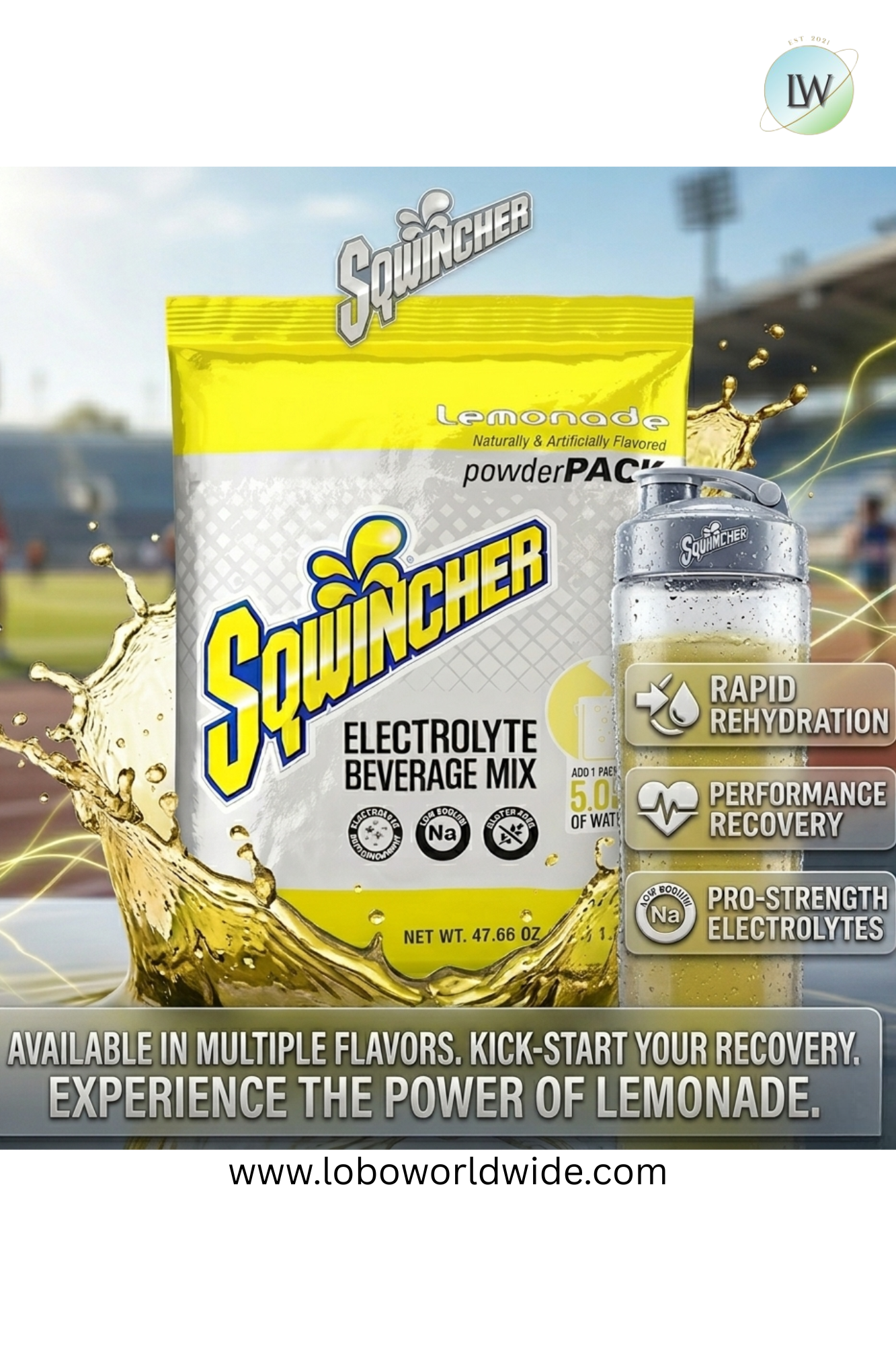 Sports Drink Mix Powder 47.66 oz.(Various Flavours)