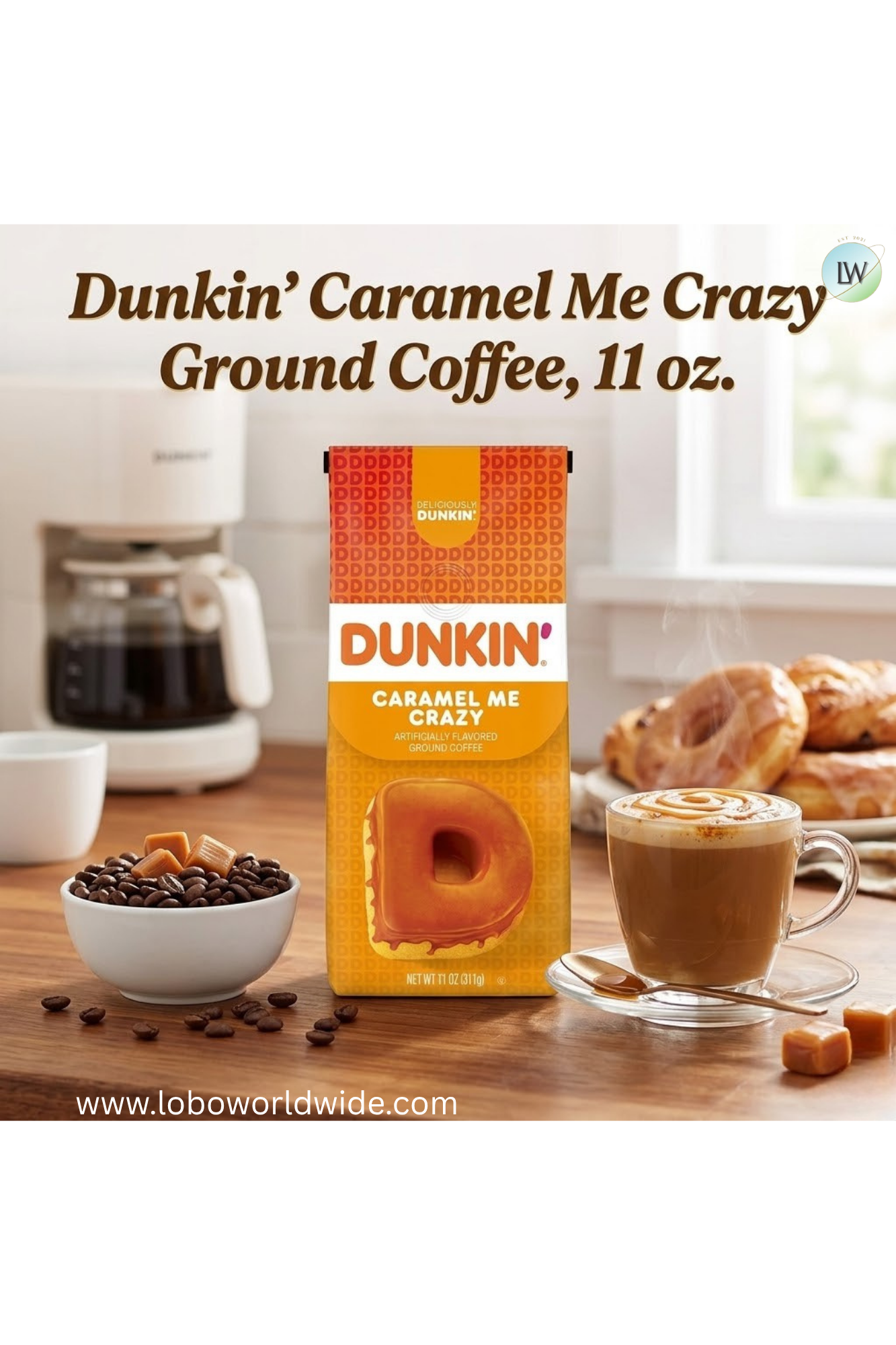 Dunkin’ Ground Coffee, 11 oz.
