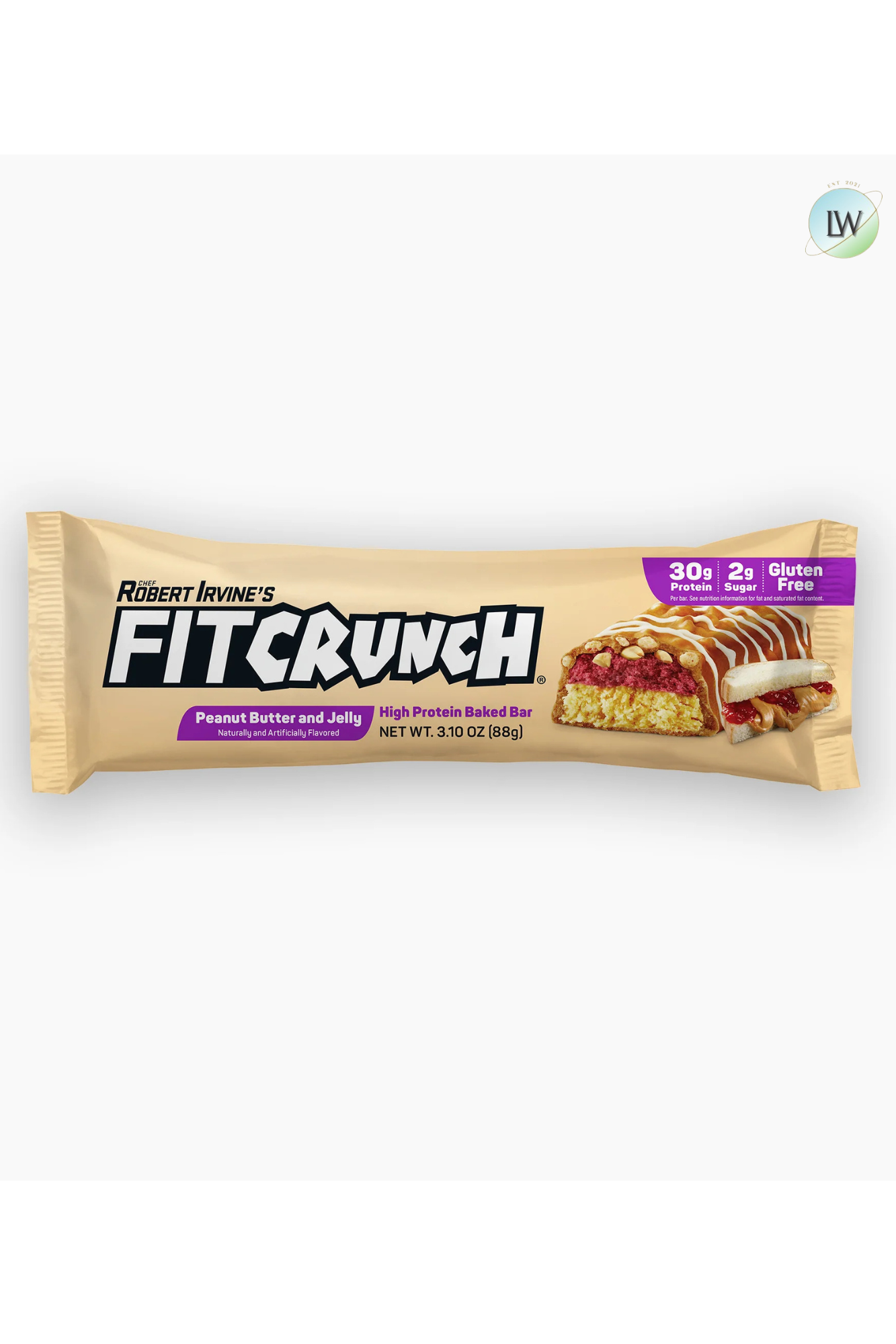 FITCRUNCH High Protein Baked Bar, 3.10 oz (Pack of 12)