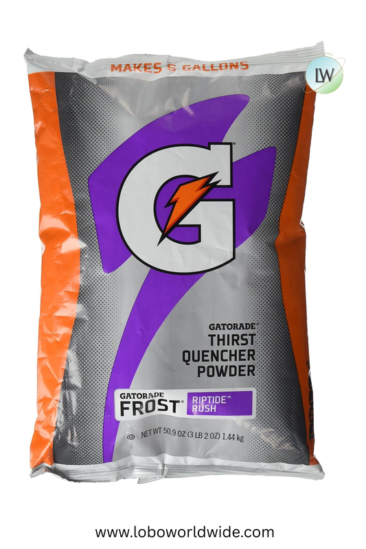 Gatorade Thirst Quencher Powder Purple Frost Riptide Rush, 50.9 oz