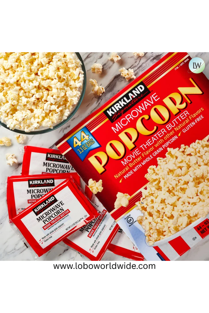 Kirkland Signature Microwave Popcorn, 3.3 oz, 44-count