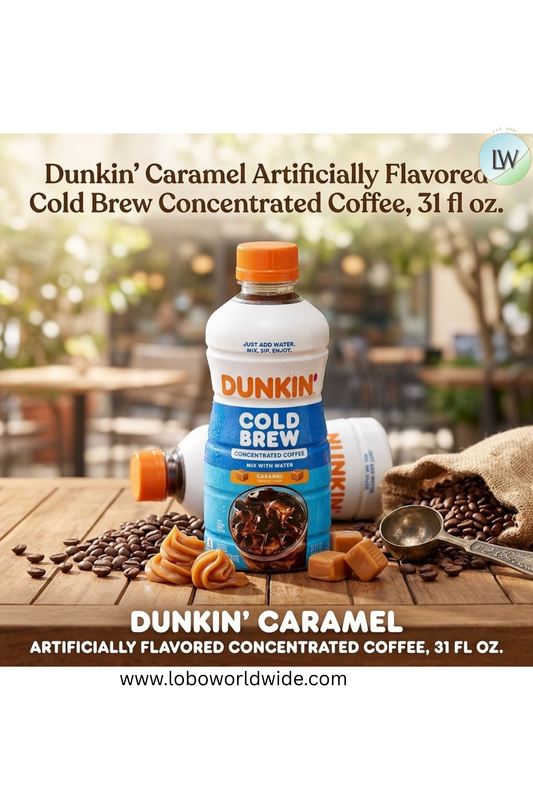 Dunkin’ Artificially Flavored Cold Brew Concentrated Coffee, 31 fl oz.