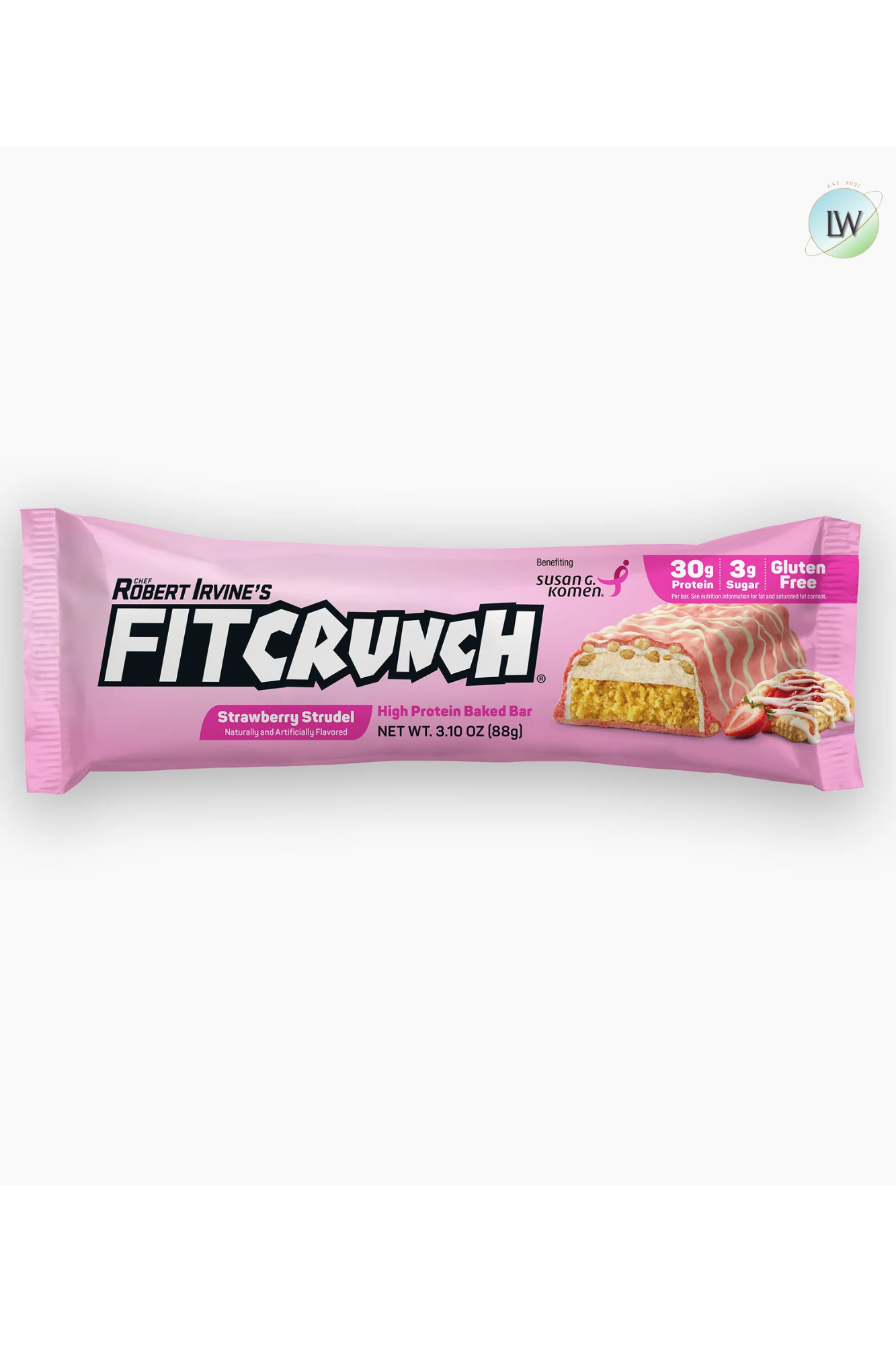 FITCRUNCH High Protein Baked Bar, 3.10 oz (Pack of 12)