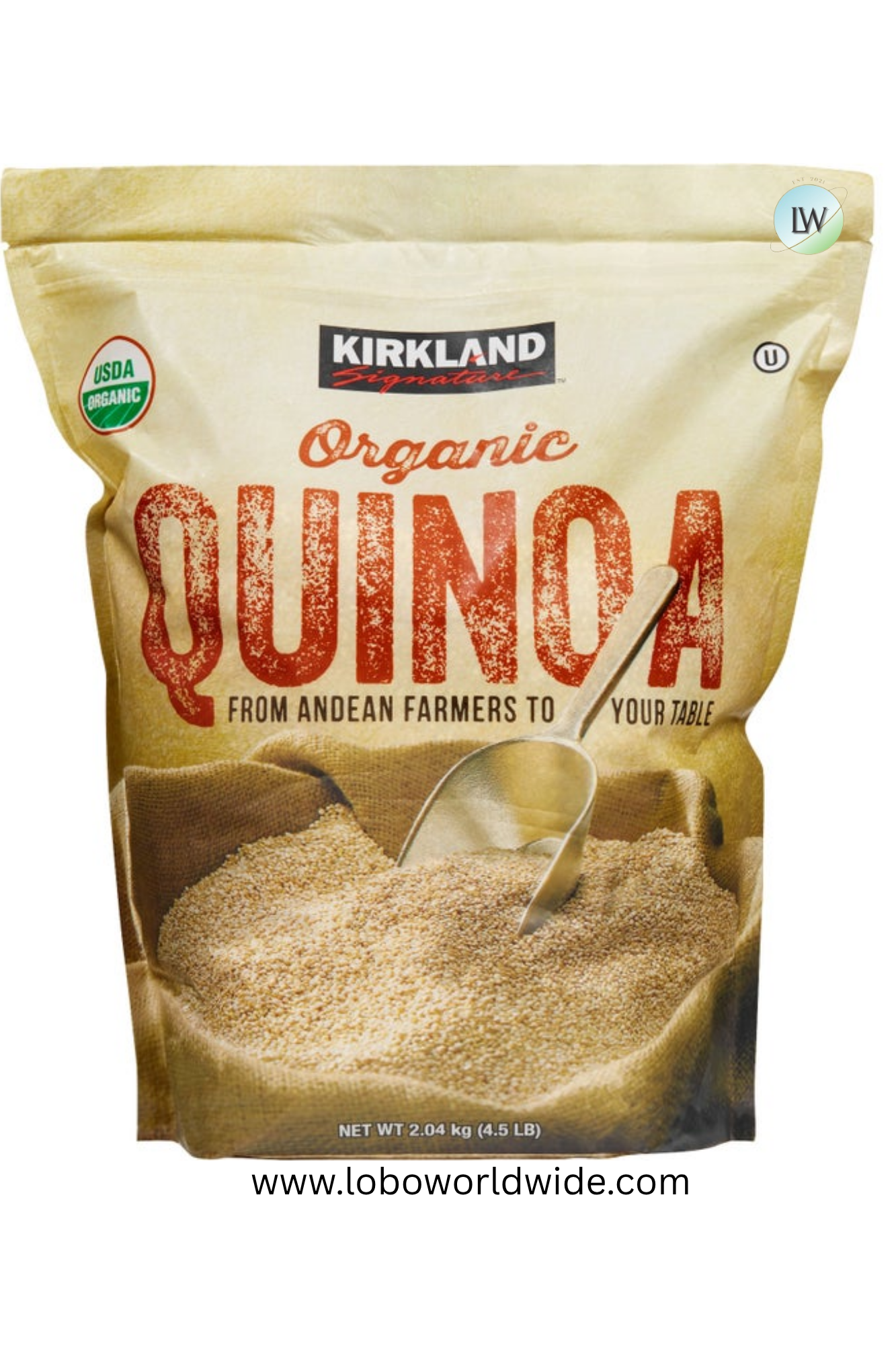 Kirkland Signature, Organic Quinoa, 4.5 lbs