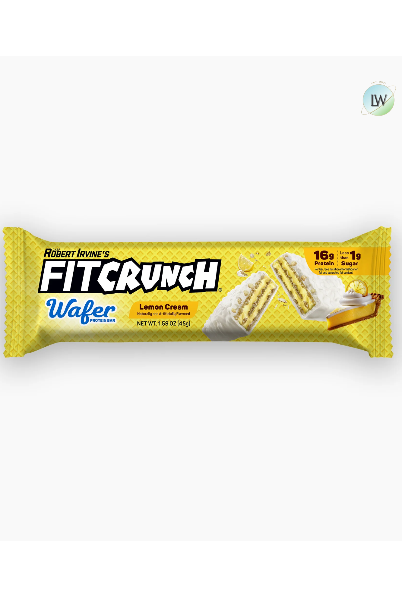 FITCRUNCH Wafer Protein Bars, 1.5 oz (Pack of 9)