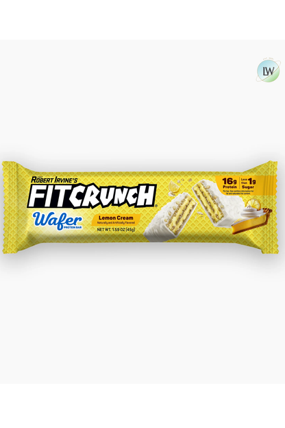 FITCRUNCH Wafer Protein Bars, 1.5 oz (Pack of 9)