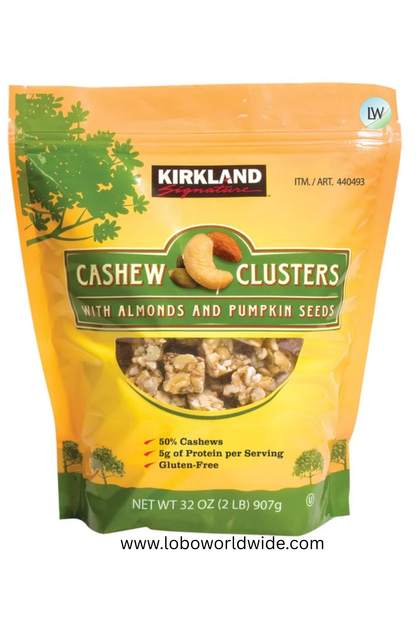 Kirkland Signature Cashew Clusters, 2 lbs