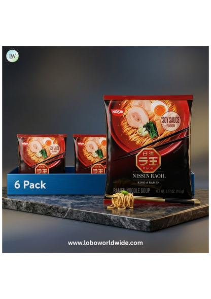 (6 pack) Nissin Foods Cup Noodles Stir Fry Ramen Noodles.