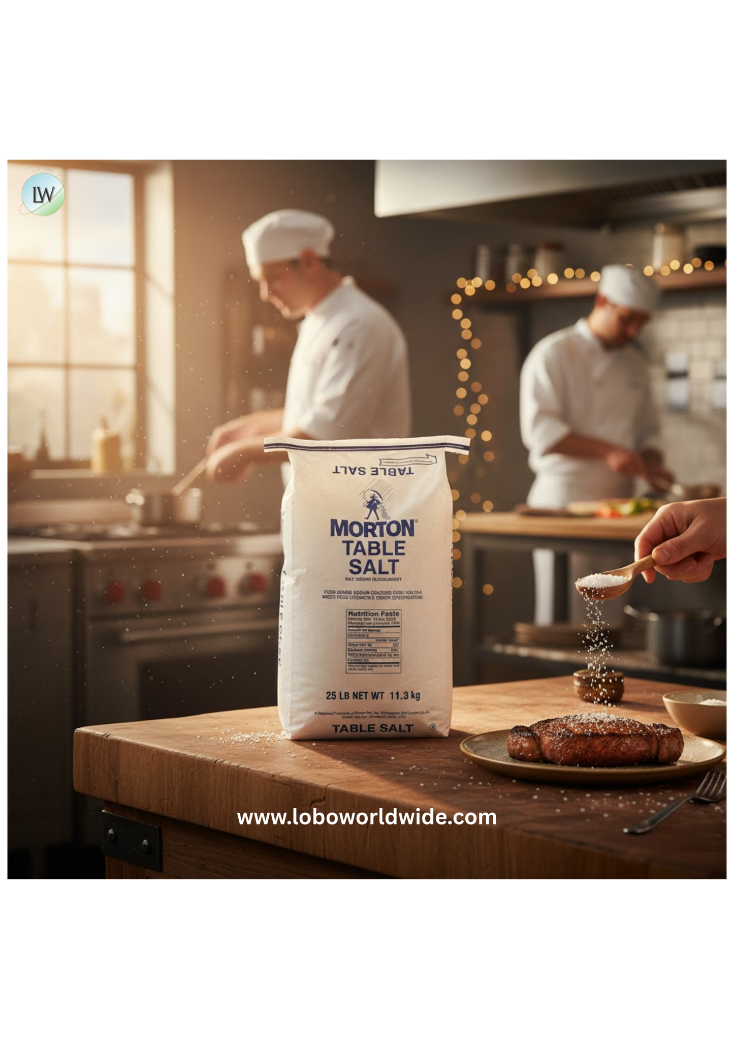 Morton 50 lb. Bulk Non-Iodized Table Salt