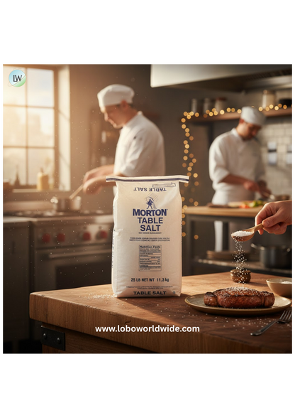 Morton 50 lb. Bulk Non-Iodized Table Salt