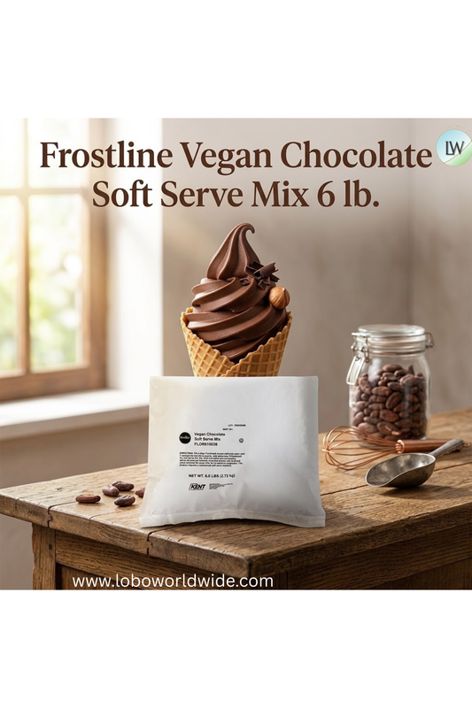 Frostline Vegan Chocolate Soft Serve Mix 6 lb