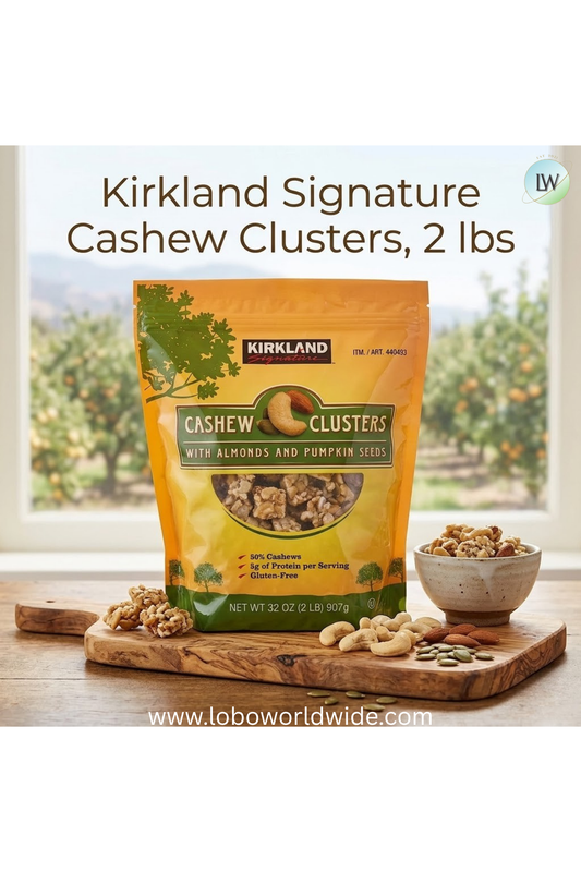 Kirkland Signature Cashew Clusters, 2 lbs