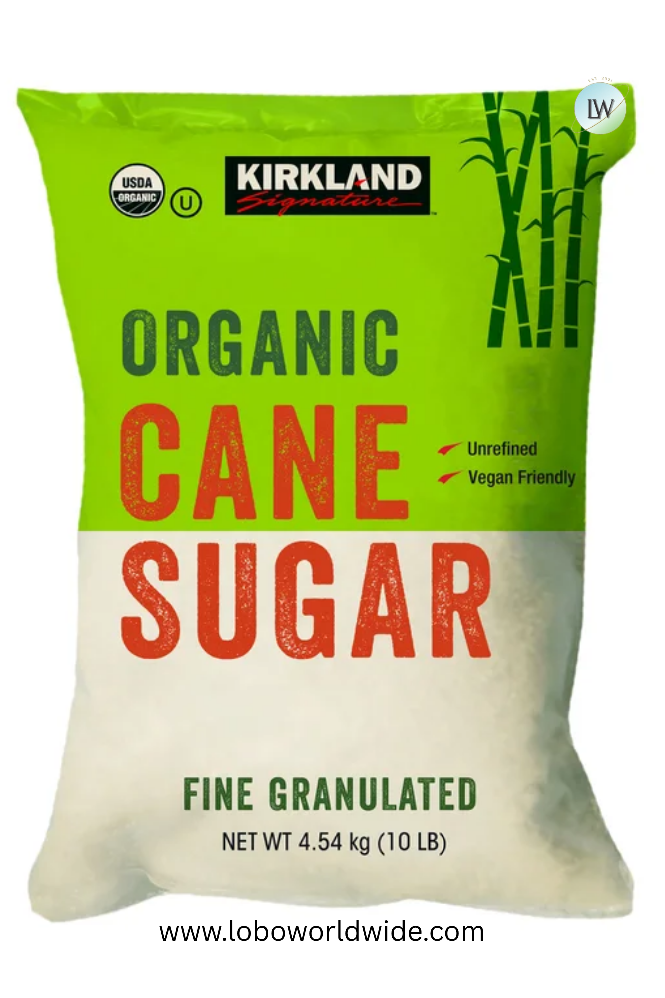 Kirkland Signature, Organic Sugar, 10 lbs