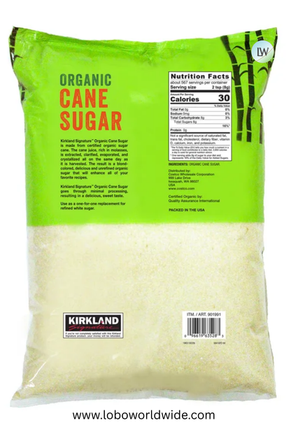 Kirkland Signature, Organic Sugar, 10 lbs