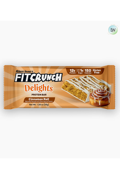 FITCRUNCH Delights Protein Bar, 1.38 oz (Pack of 8)