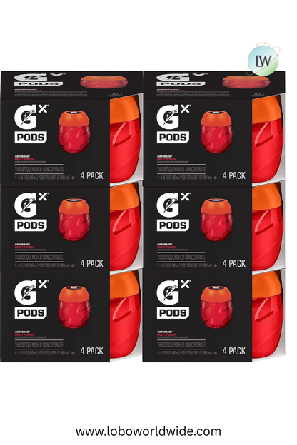 Gatorade Gx Pods Fruit Punch - PACK OF 6 (Various Flavours)