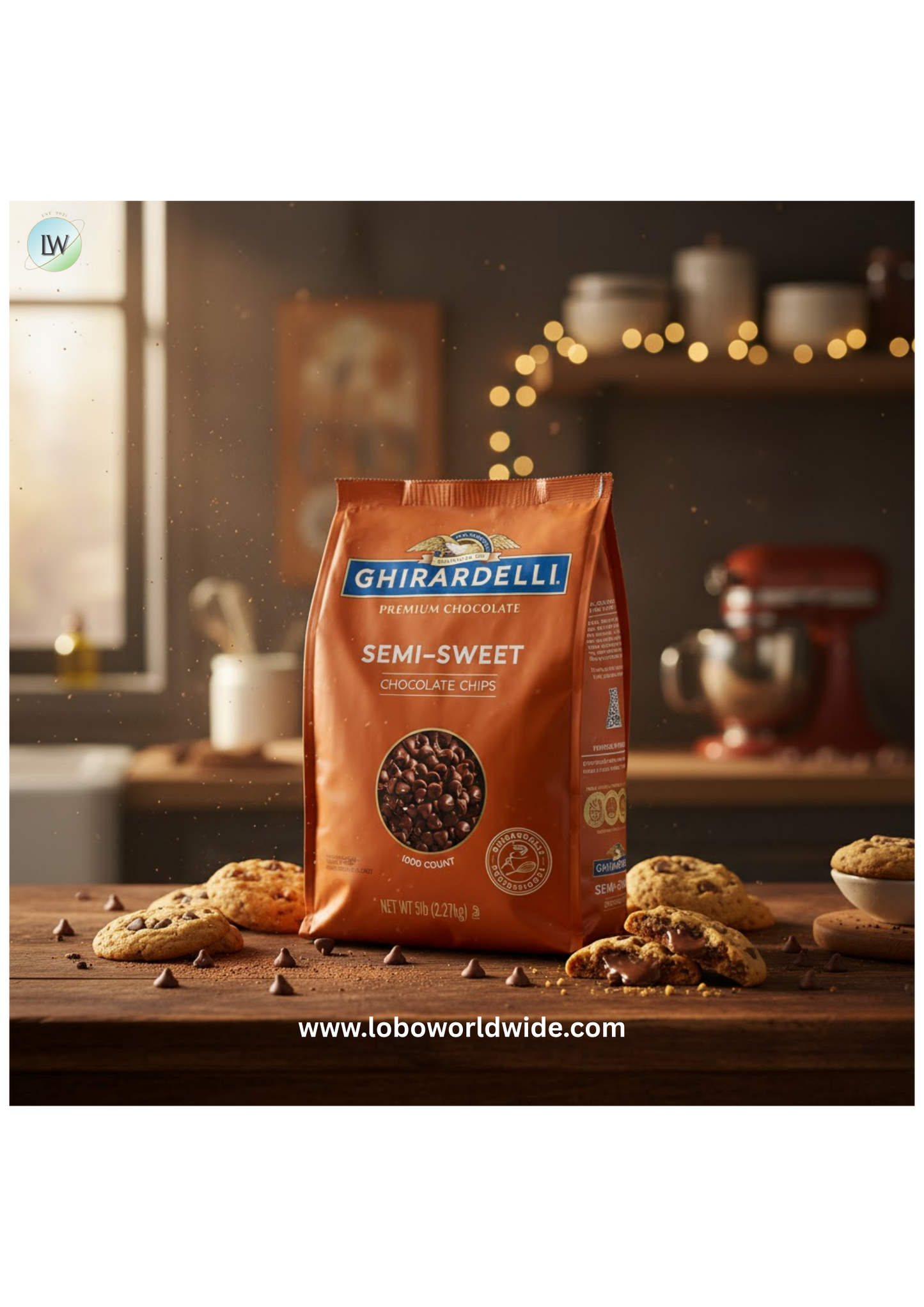 Ghirardelli 5M Baking Chips 35 lb. (Various Sizes)