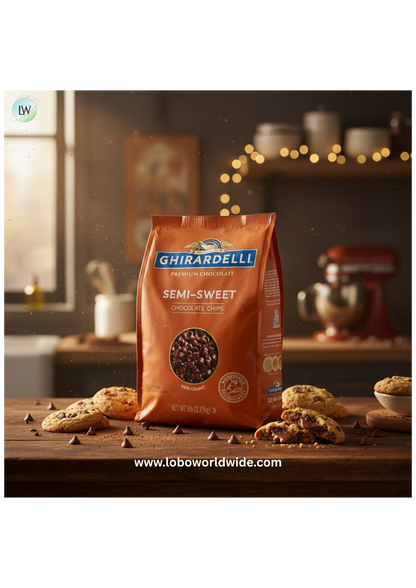 Ghirardelli 5M Baking Chips 35 lb. (Various Sizes)