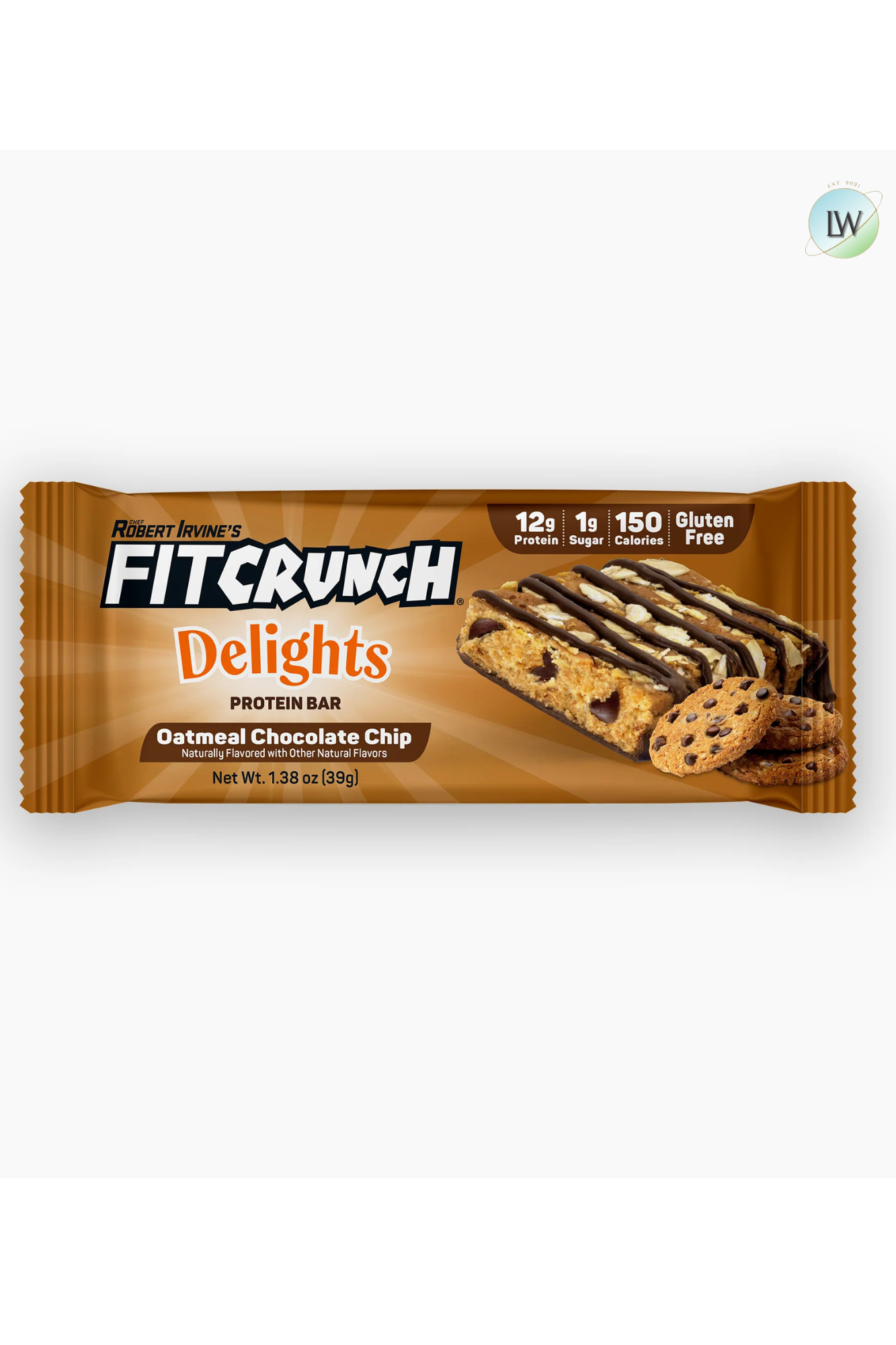 FITCRUNCH Delights Protein Bar, 1.38 oz (Pack of 8)