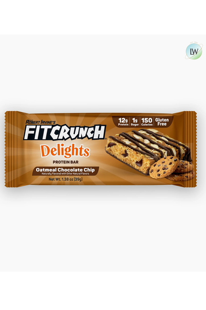 FITCRUNCH Delights Protein Bar, 1.38 oz (Pack of 8)
