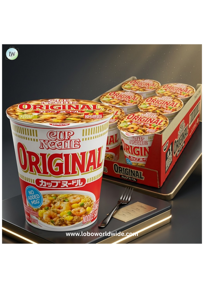 (6 pack) Nissin Foods Cup Noodle Ramen Noodle Soup Original, 2.4 oz Cup, Shelf-Stable