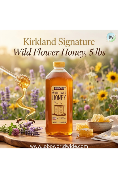 Kirkland Signature Wild Flower Honey, 5 lbs