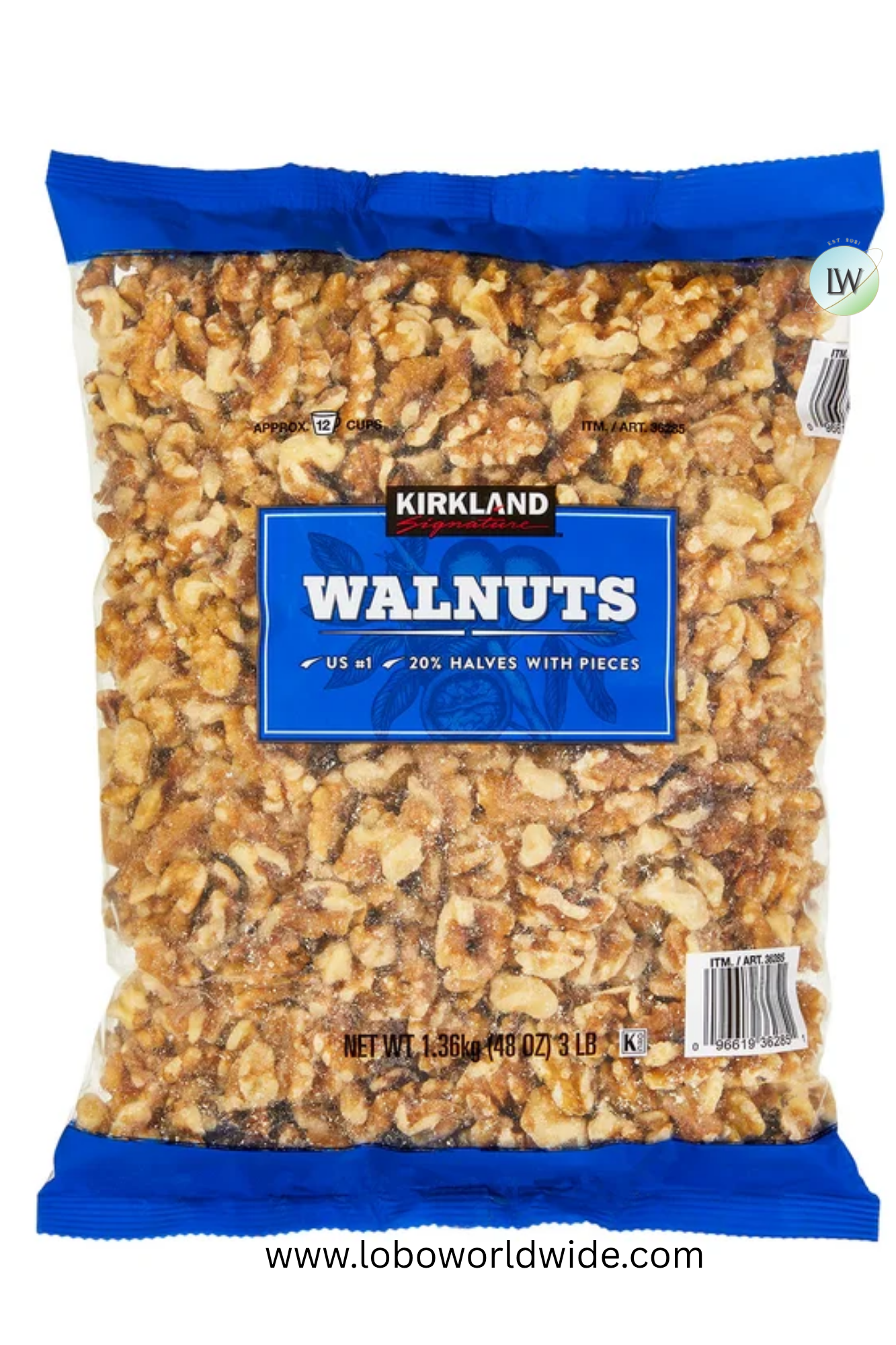 Kirkland Signature Walnut Halves, 3 lbs