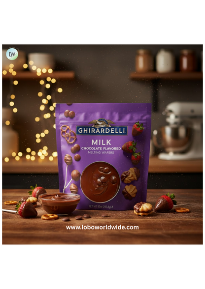 Ghirardelli Milk Chocolate Flavored Melting Wafers, 6Count