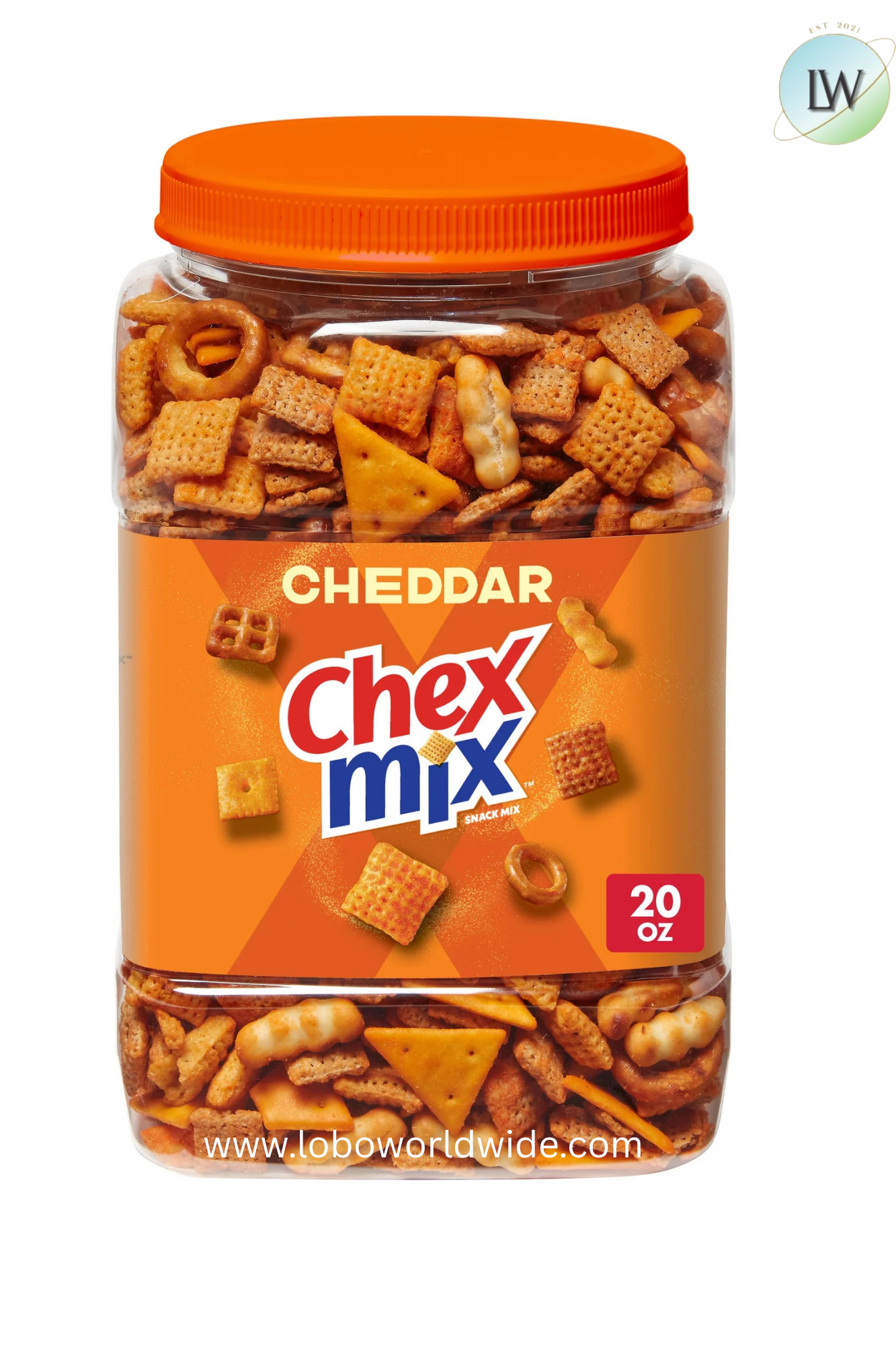 Chex Mix Snack Mix, Salty Snacks Tub, 20 oz(Various Flavours)