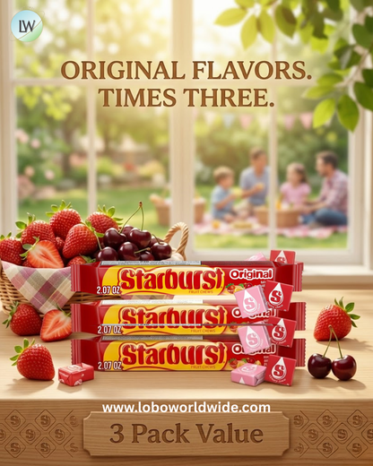 Starburst Original Fruit Chewy Candy Family Size 27.5 Ounce Resealable Bag