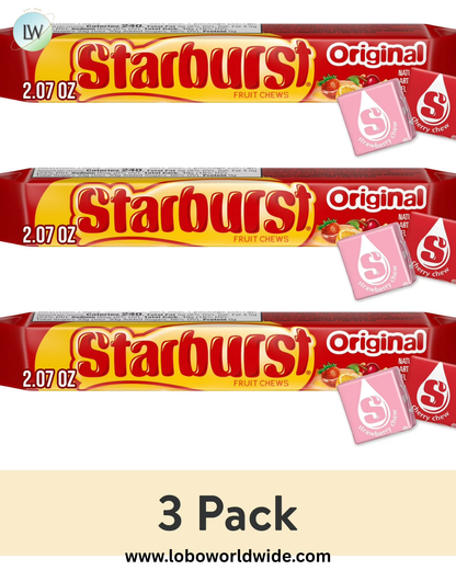 Starburst Original Fruit Chewy Candy Family Size 27.5 Ounce Resealable Bag