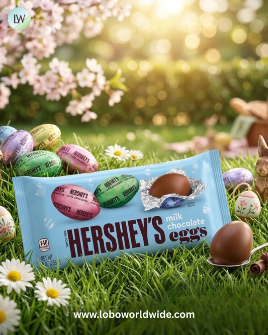 (3 pack) Hershey's Milk Chocolate Eggs Easter Candy, Bag 9 oz
