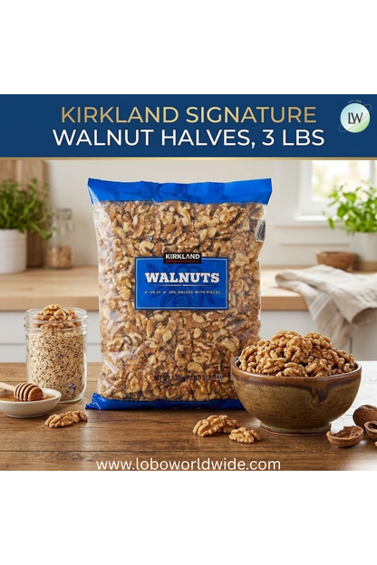 Kirkland Signature Walnut Halves, 3 lbs