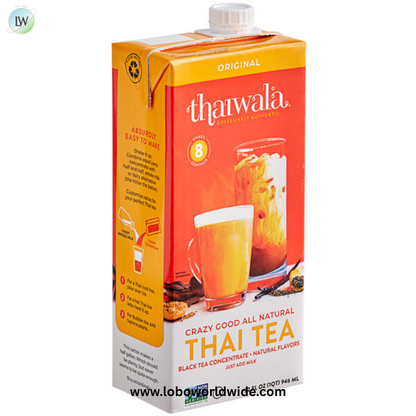 Thaiwala Original Thai Tea 1:1 Concentrate 32 fl. oz.