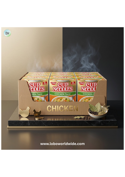 Nissin Foods Top Ramen Chicken Flavor Cup Noodles - Chicken - 2.25 Oz - 12 / Carton