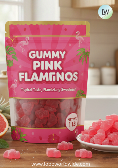 Gummy Pink Flamingos(Various Sizes)